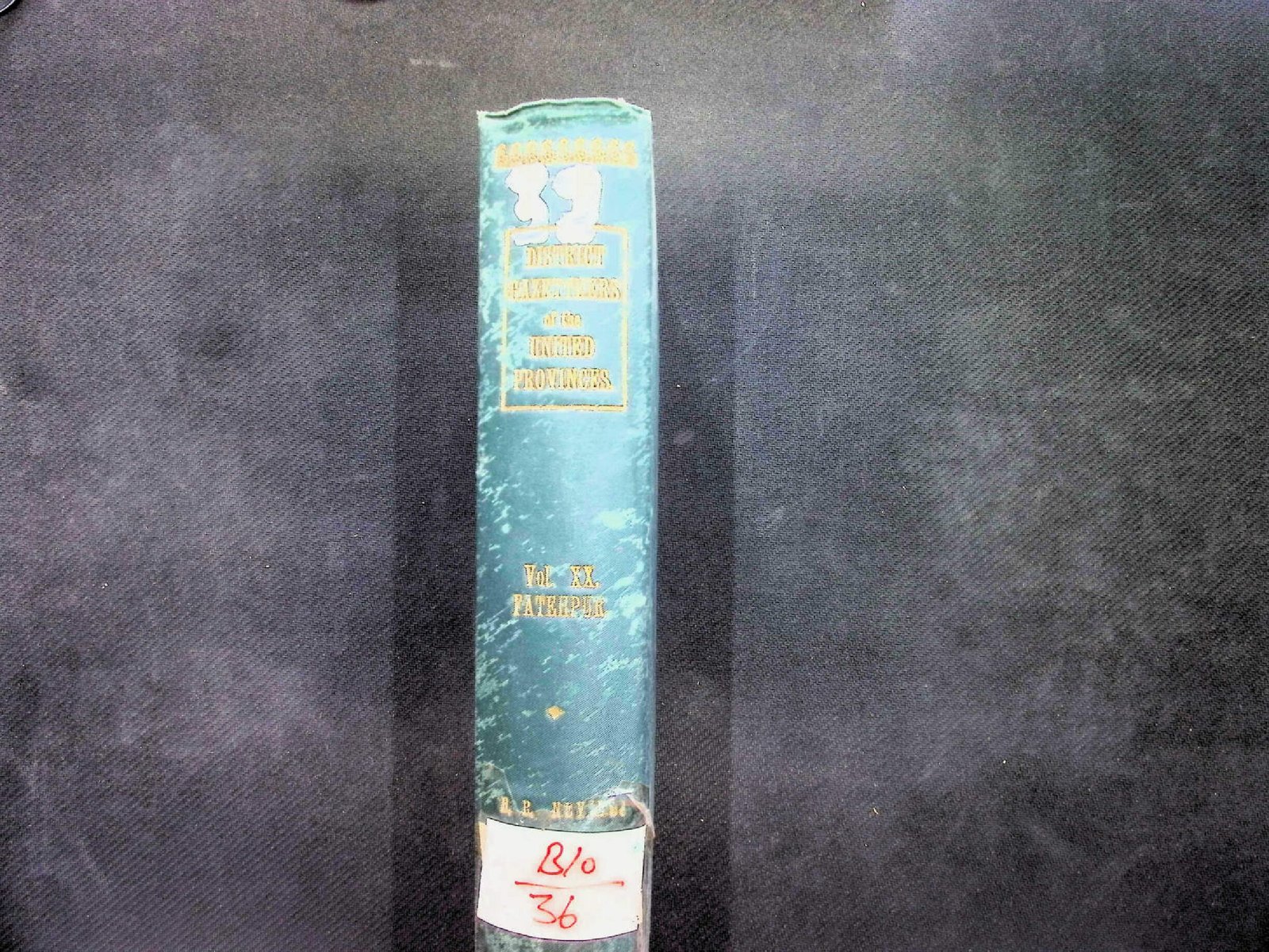 39 District Gazetteers of the United Provinces B1036