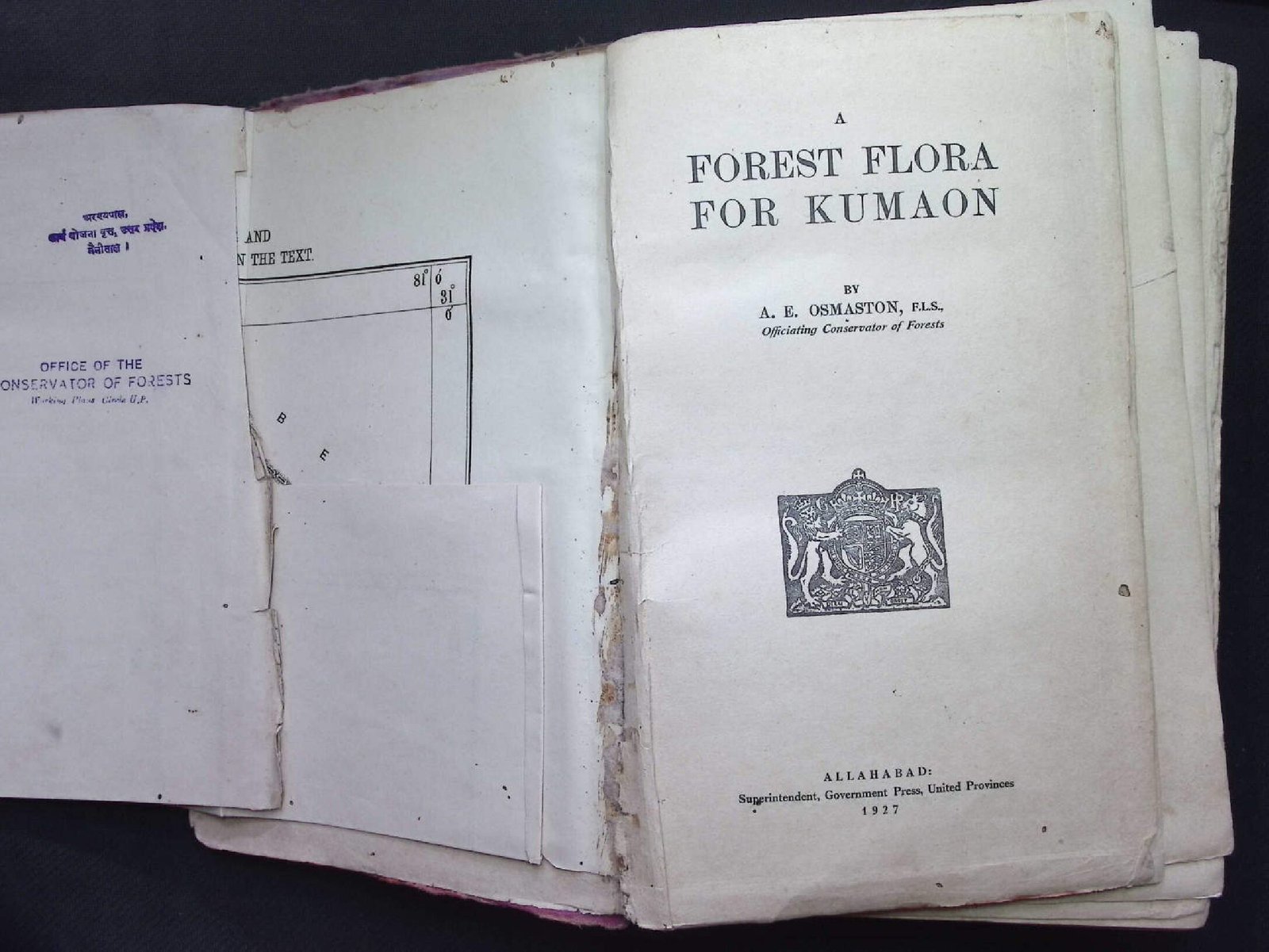 A FOREST FLORA FOR KUMAON 1927