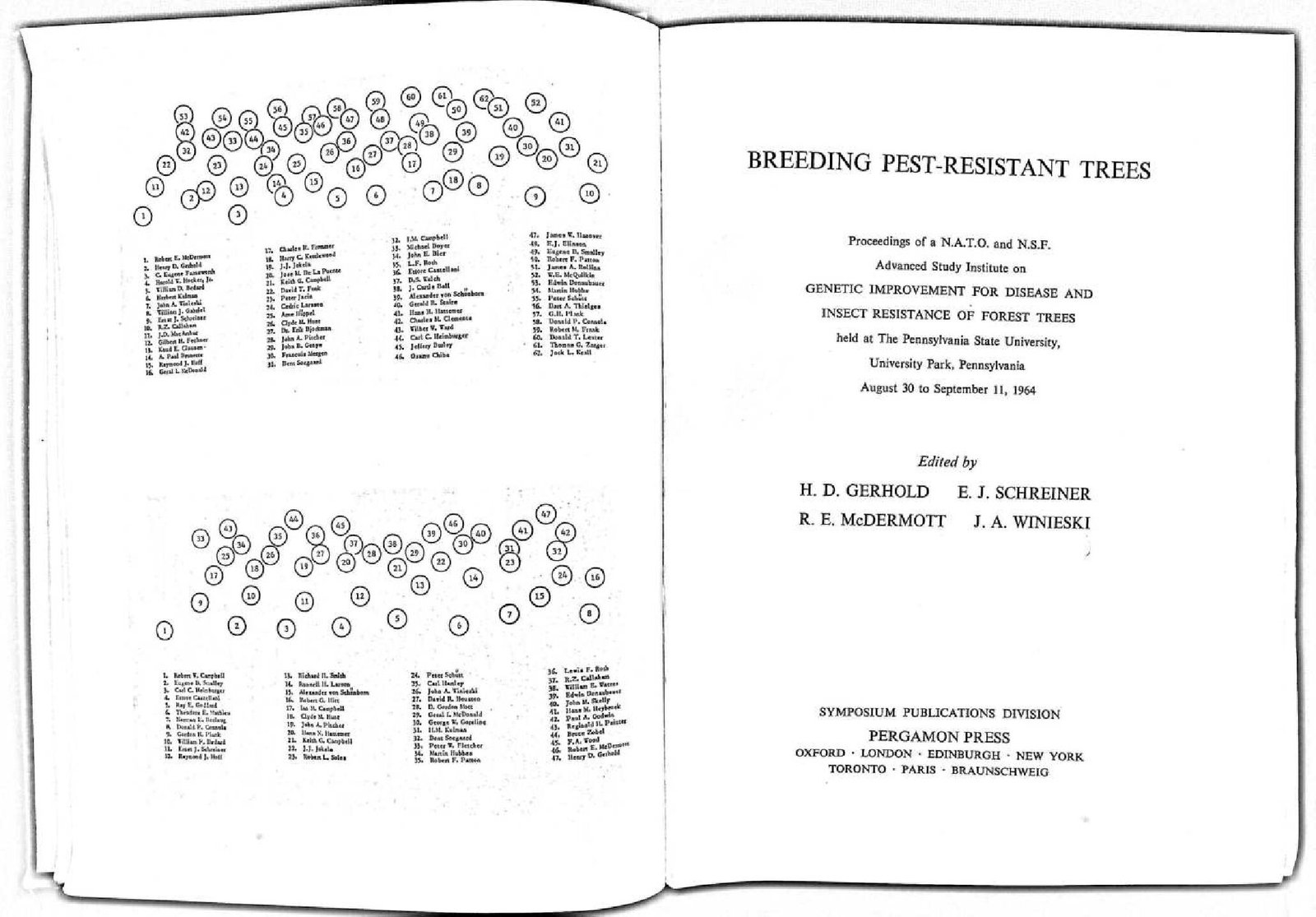 BREEDING PEST- RESISTANT TREES 1964