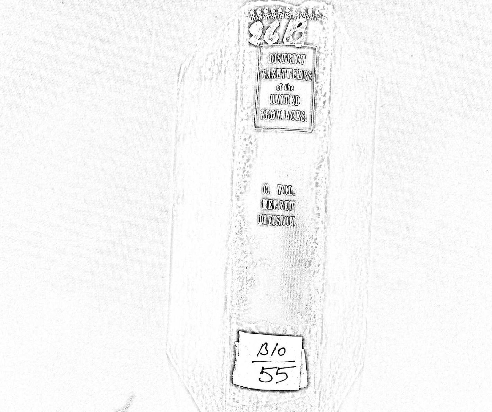 DISTRICT GAZETTEERS  OF THE UNITED PROVINCES OF AGRA AND OUDH VOL I 1924