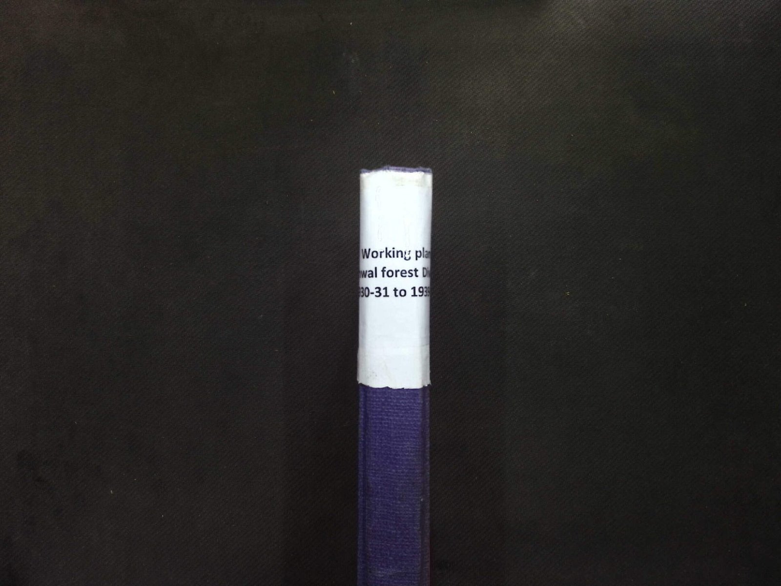 GARHWAL FOREST DIVISION 1930-31 TO 1939-40