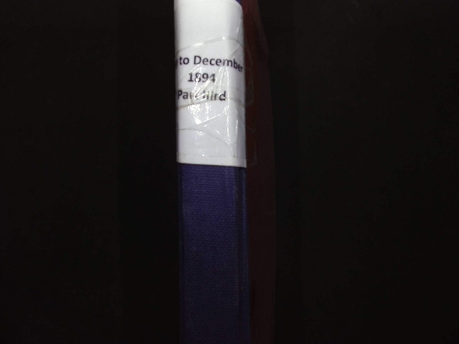 JULY TO DECEMBER 1894 PART 3RD