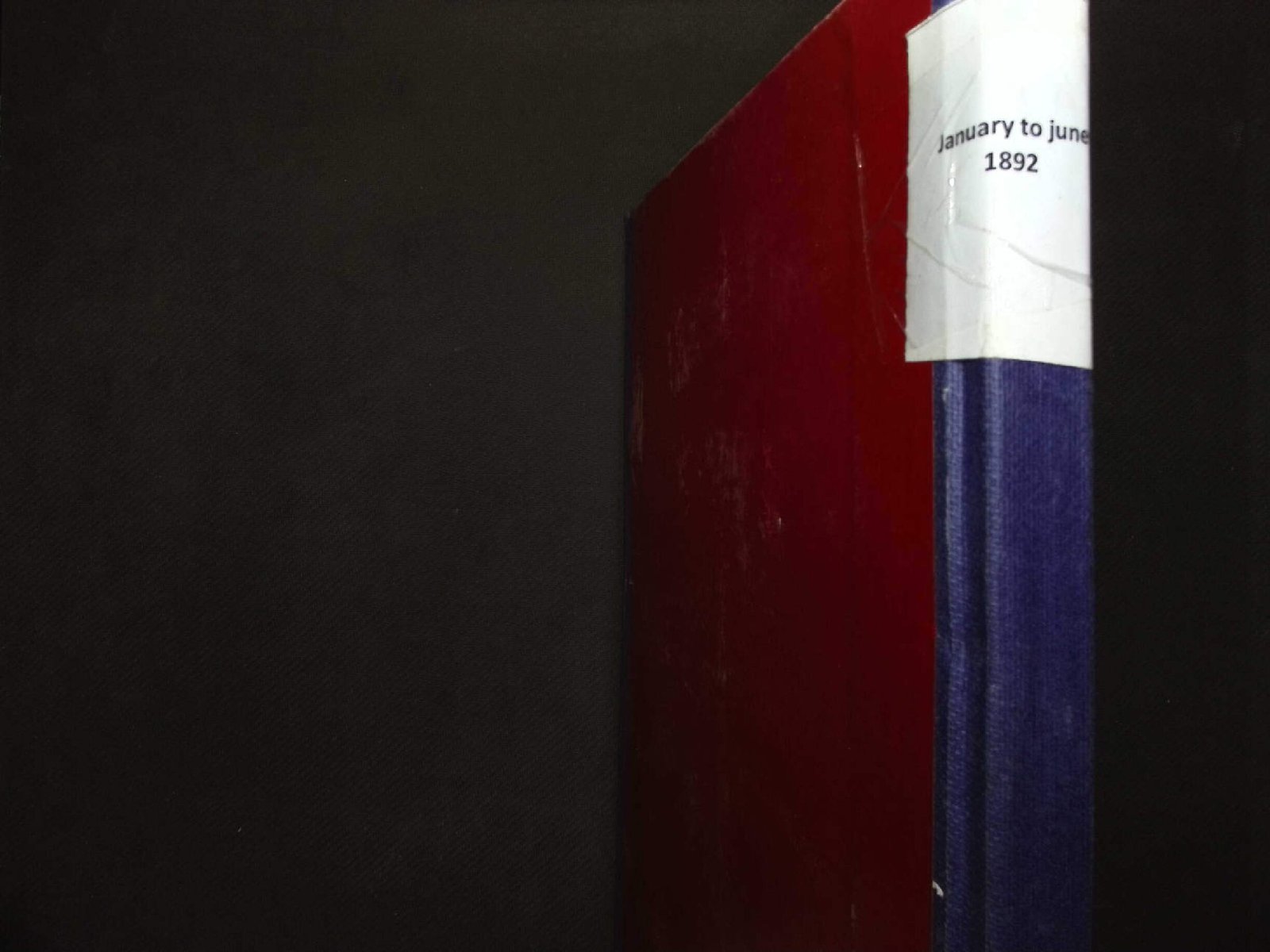 January To June 1892