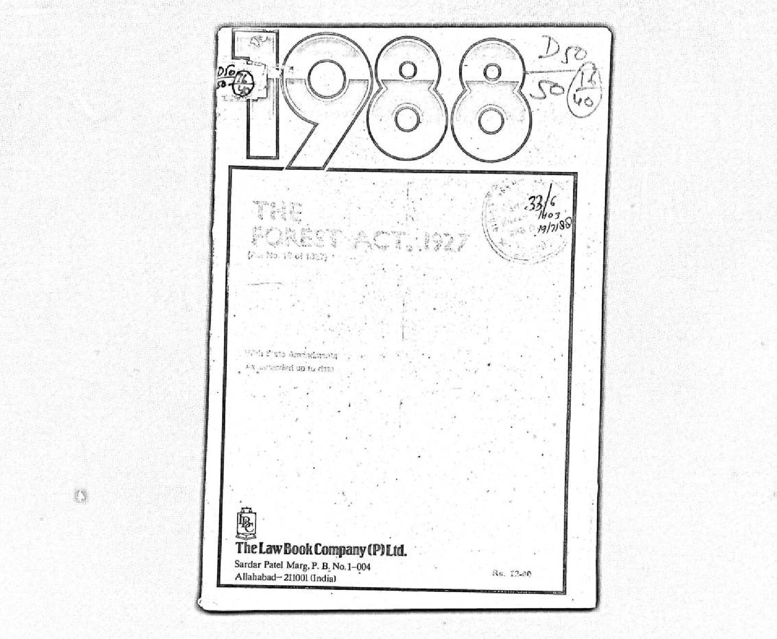 THE FOREST ACT  1927