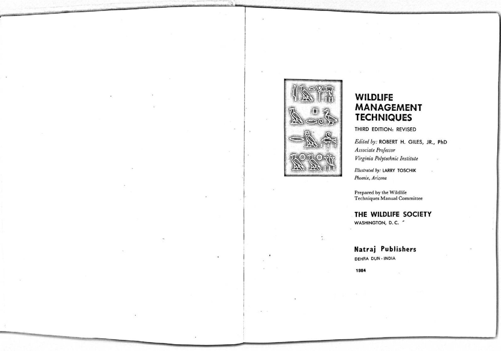 WILDLIFE MANAGEMENT TECHNIQUES