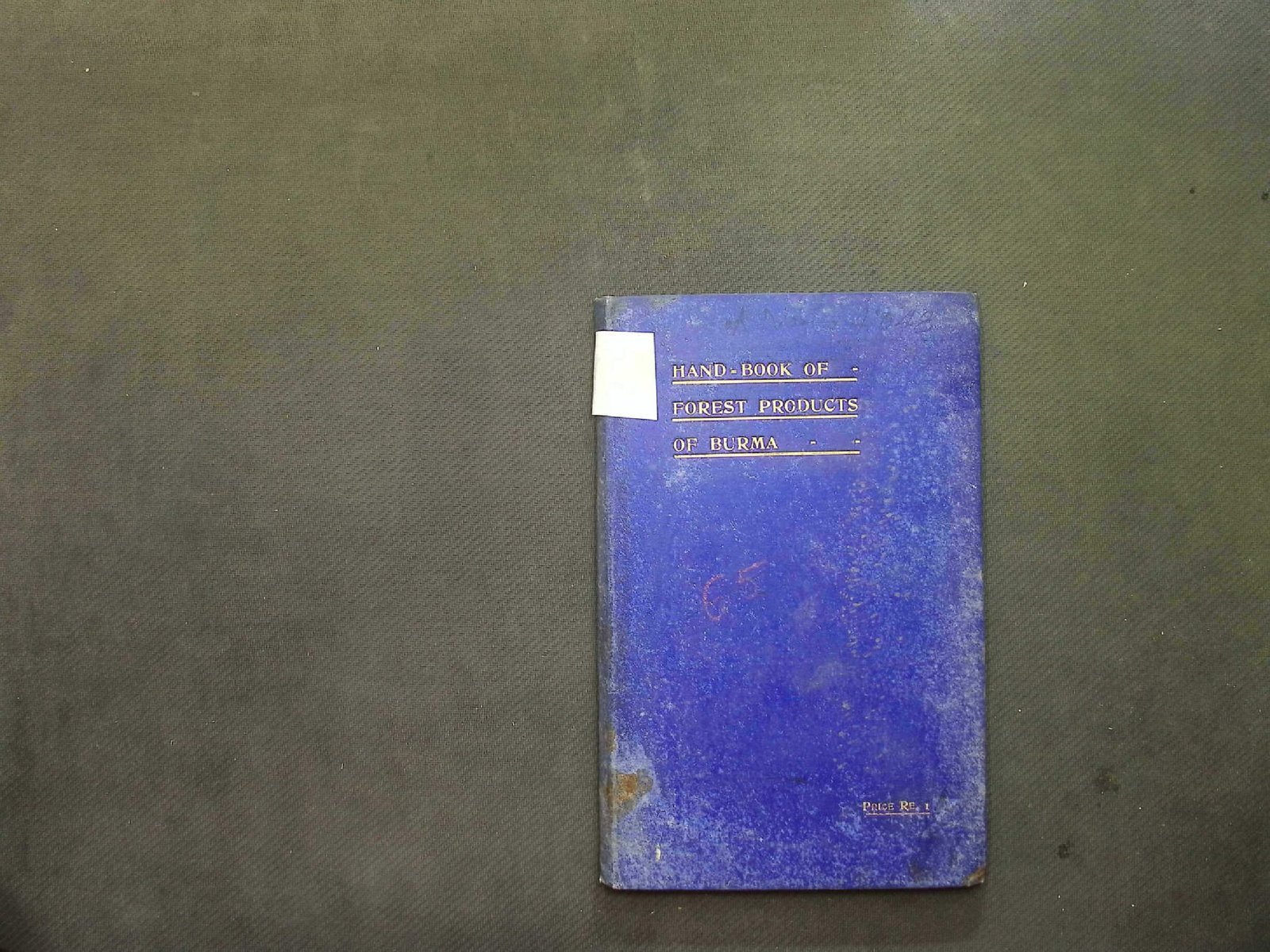 Hand book forest products of Burma 4.048