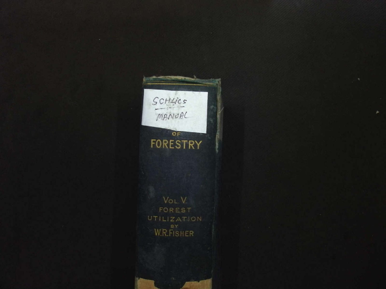 47 schlichs manual of forestry vol V 0.813