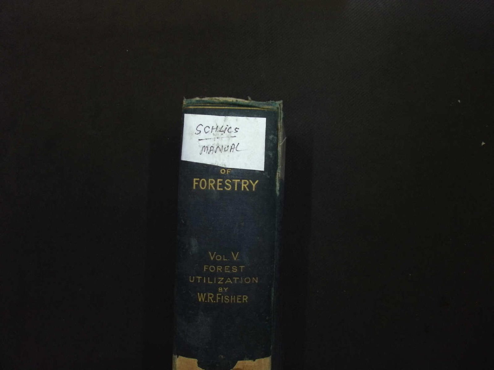 47 schlichs manual of forestry vol V 0.813