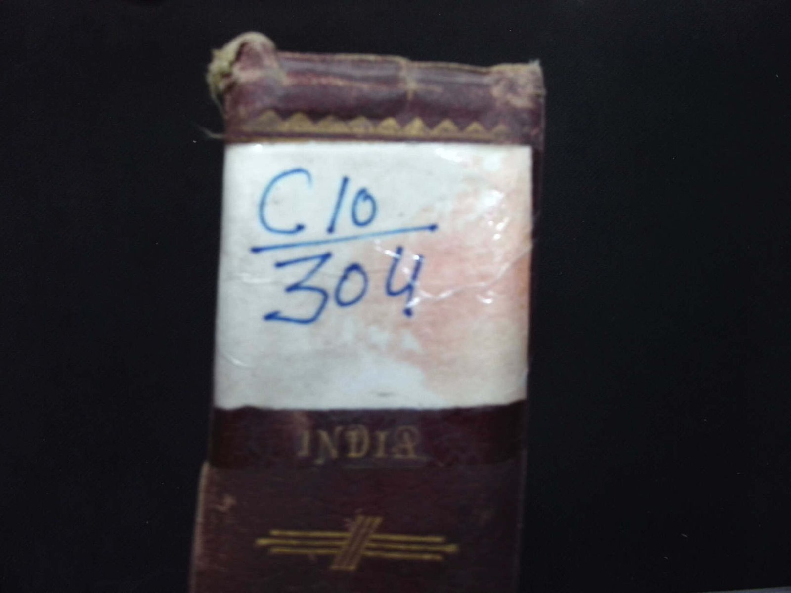 C10 AND 304 LINGUISTIC SURVEY OF INDIA