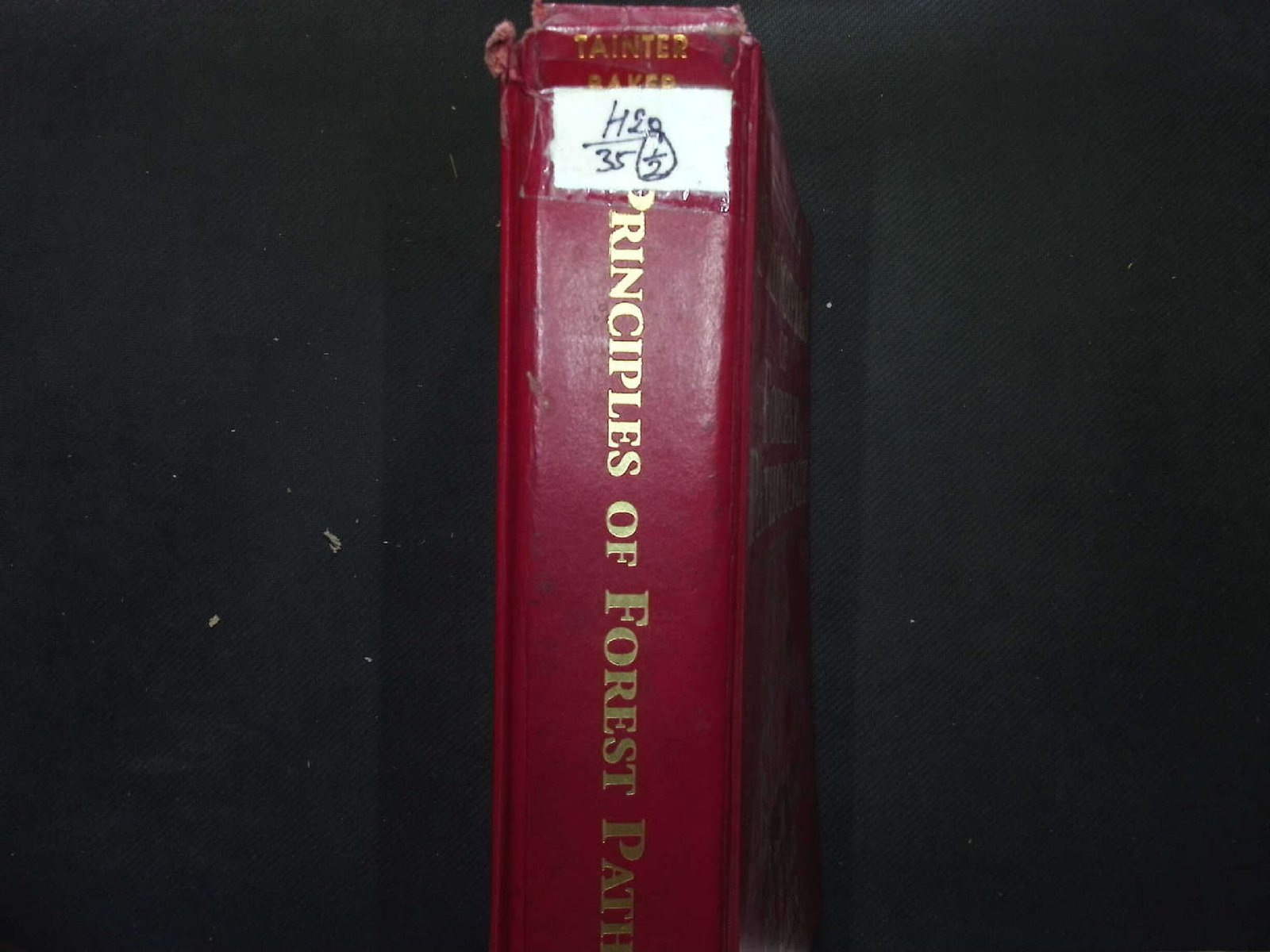 PRINCIPLES OF FOREST PATHOLOGY