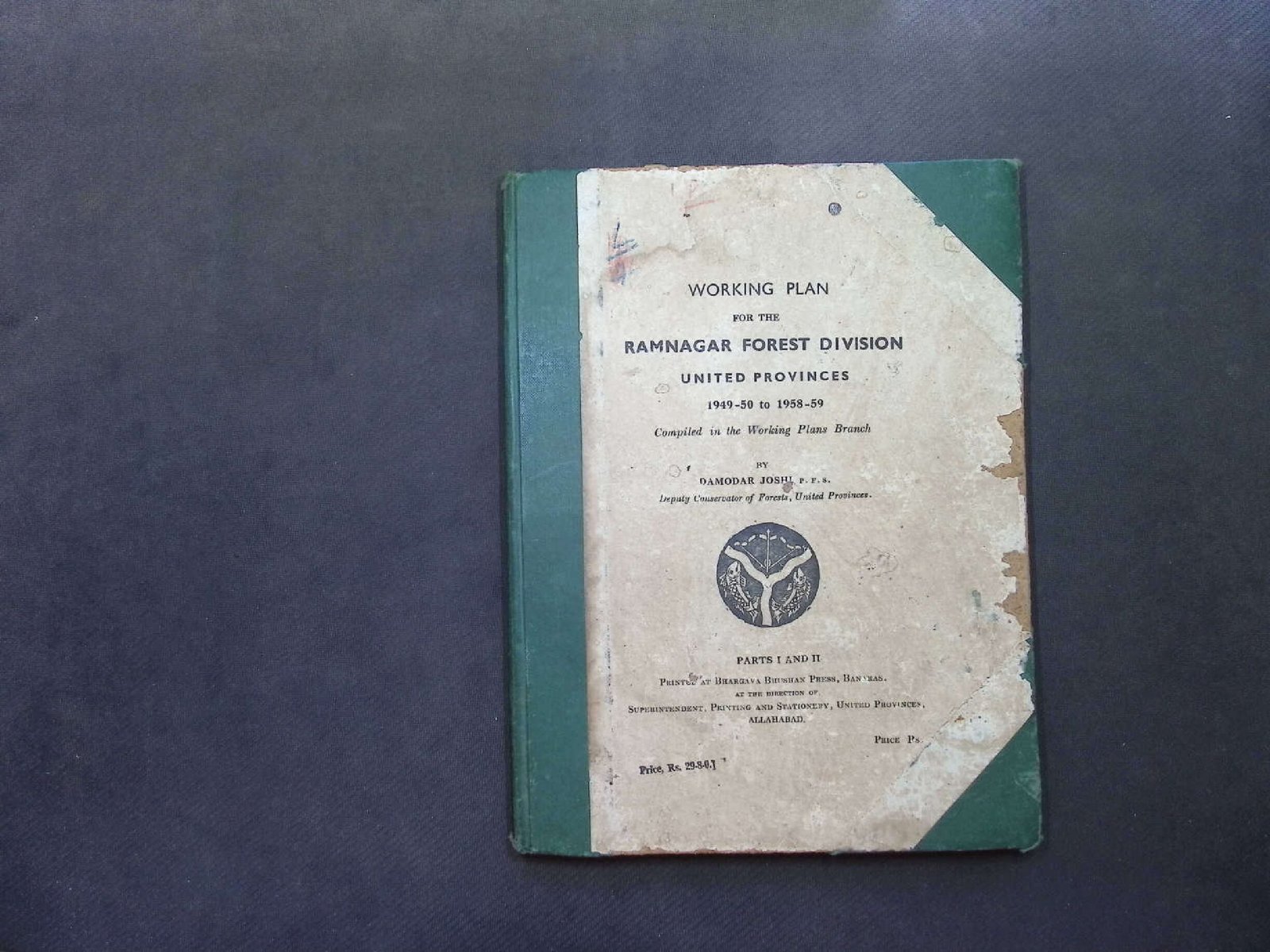 RAMNAGAR FOREST DIVISION 1949-50 TO 1958-59