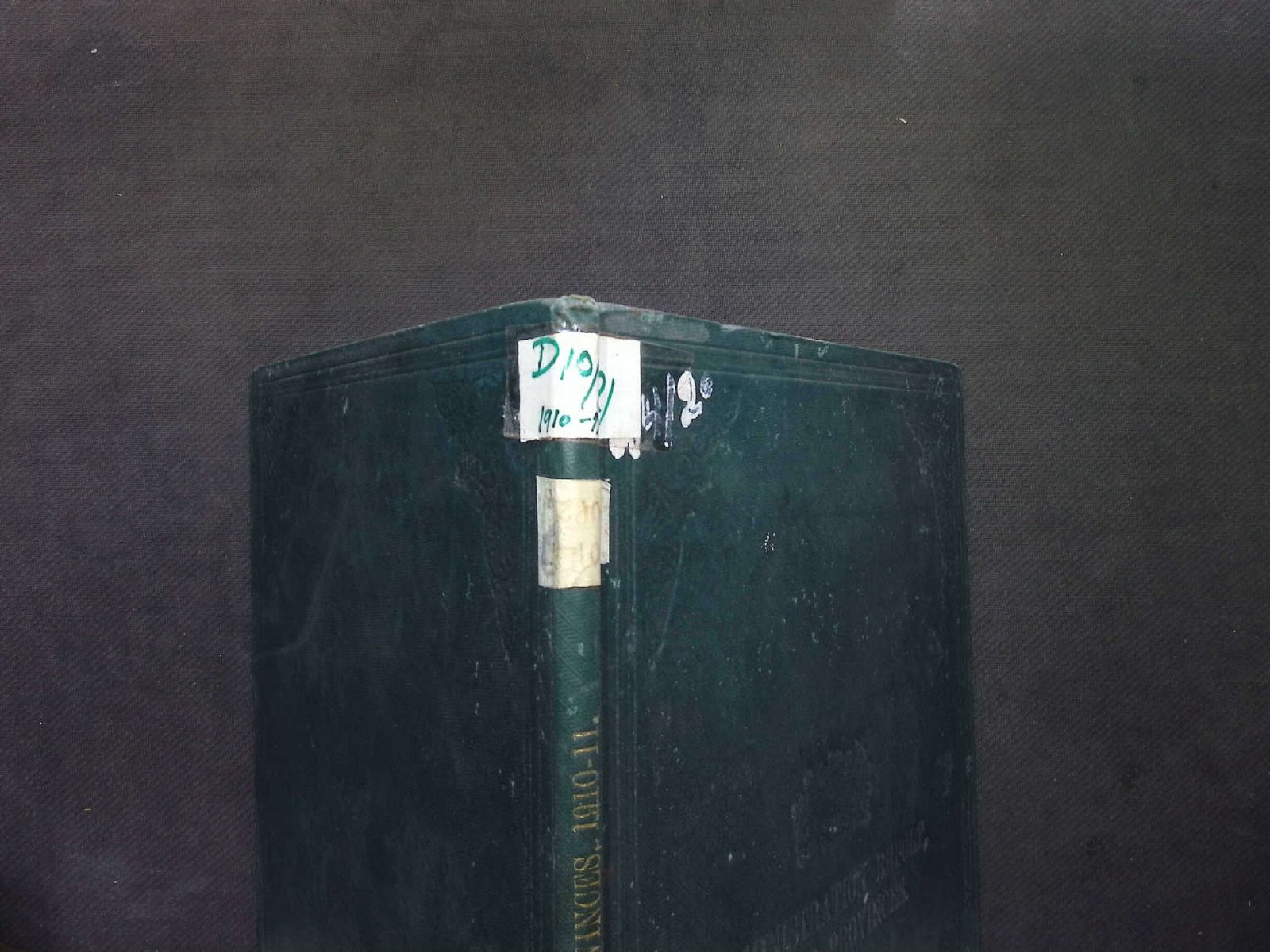 Report Administration 1910-1911