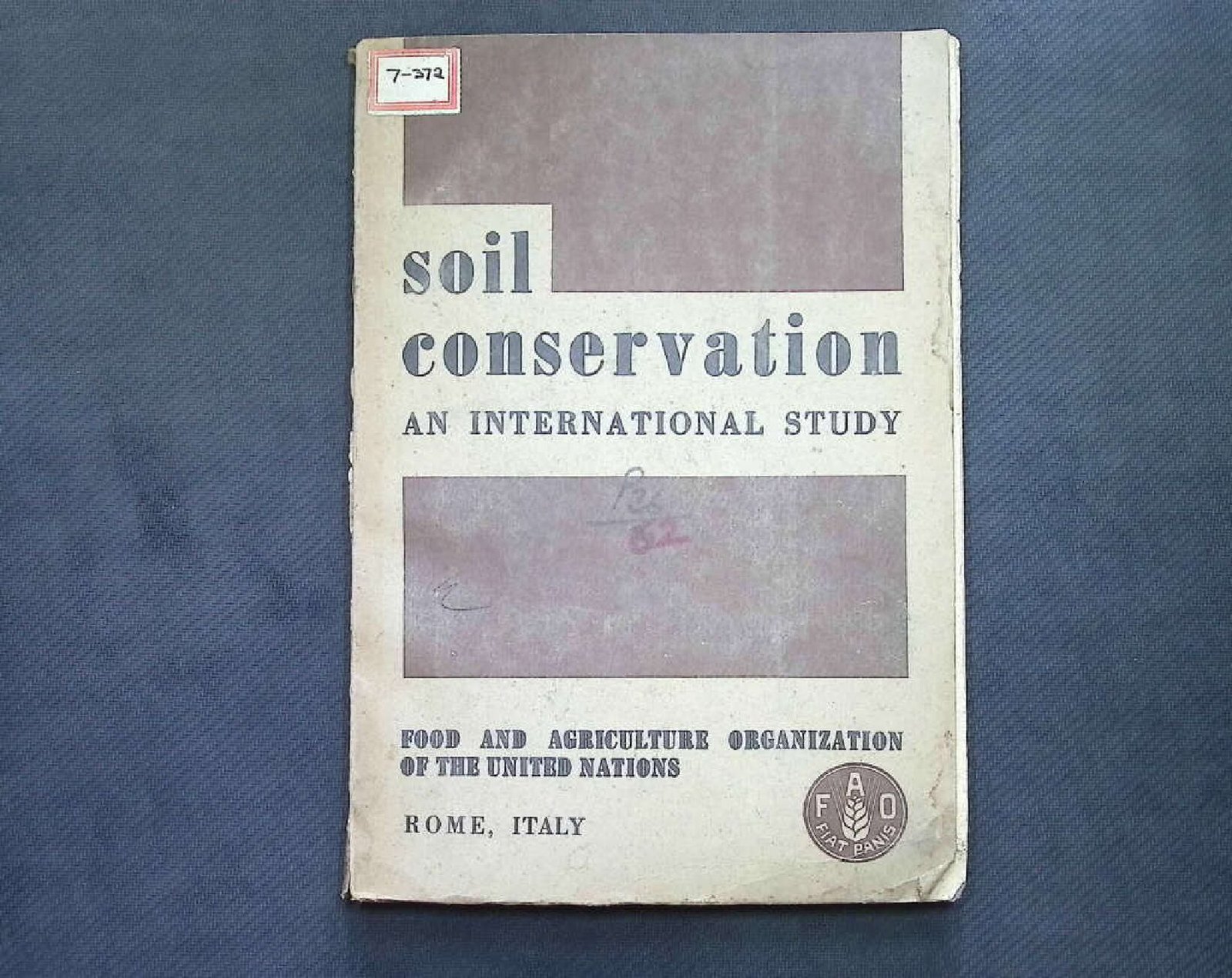 SOIL CONSERVATION AN INTERNATIONAL STUDY