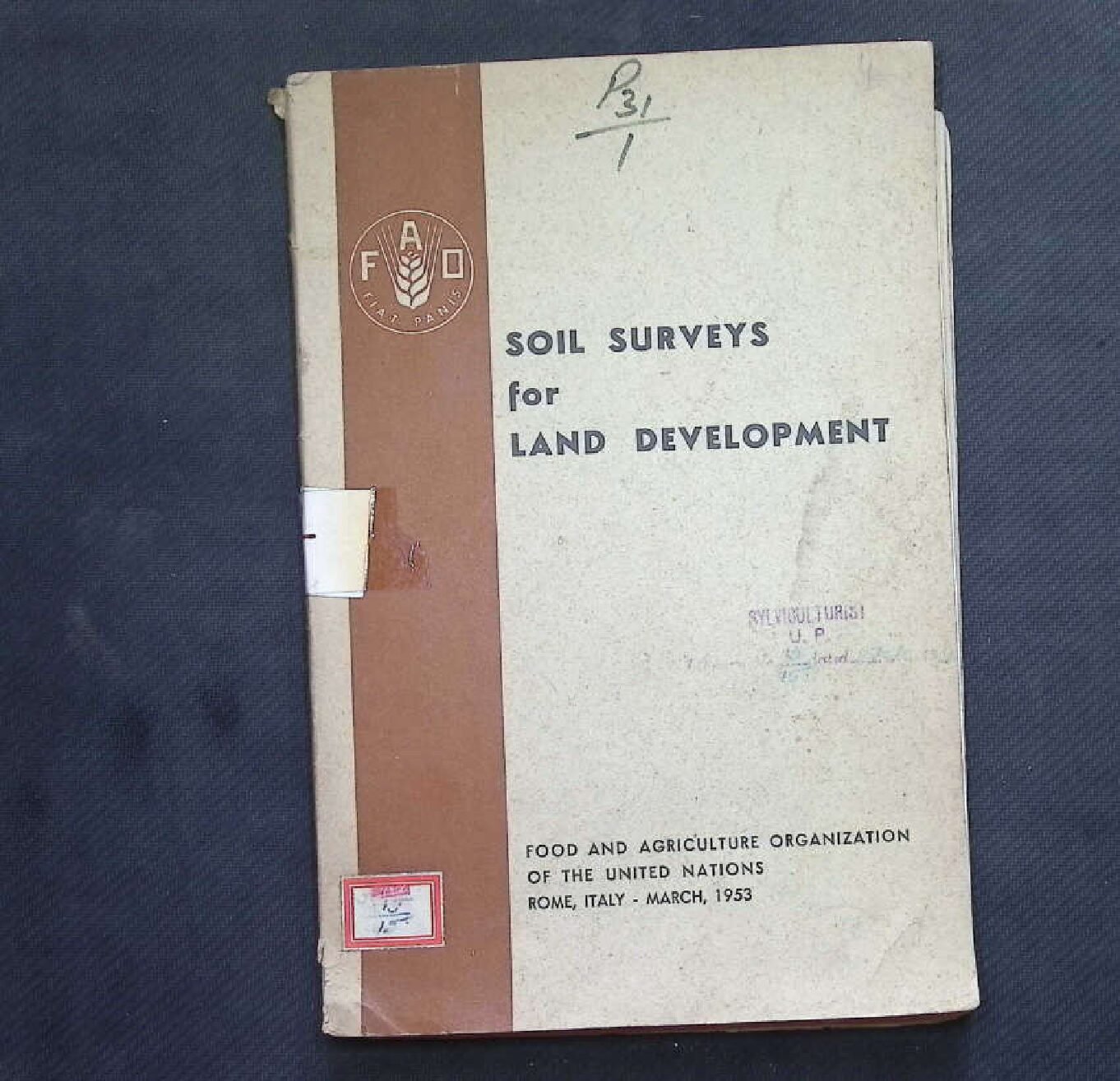 SOIL SURVEYS FOR LAND DEVELOPMENT 1953