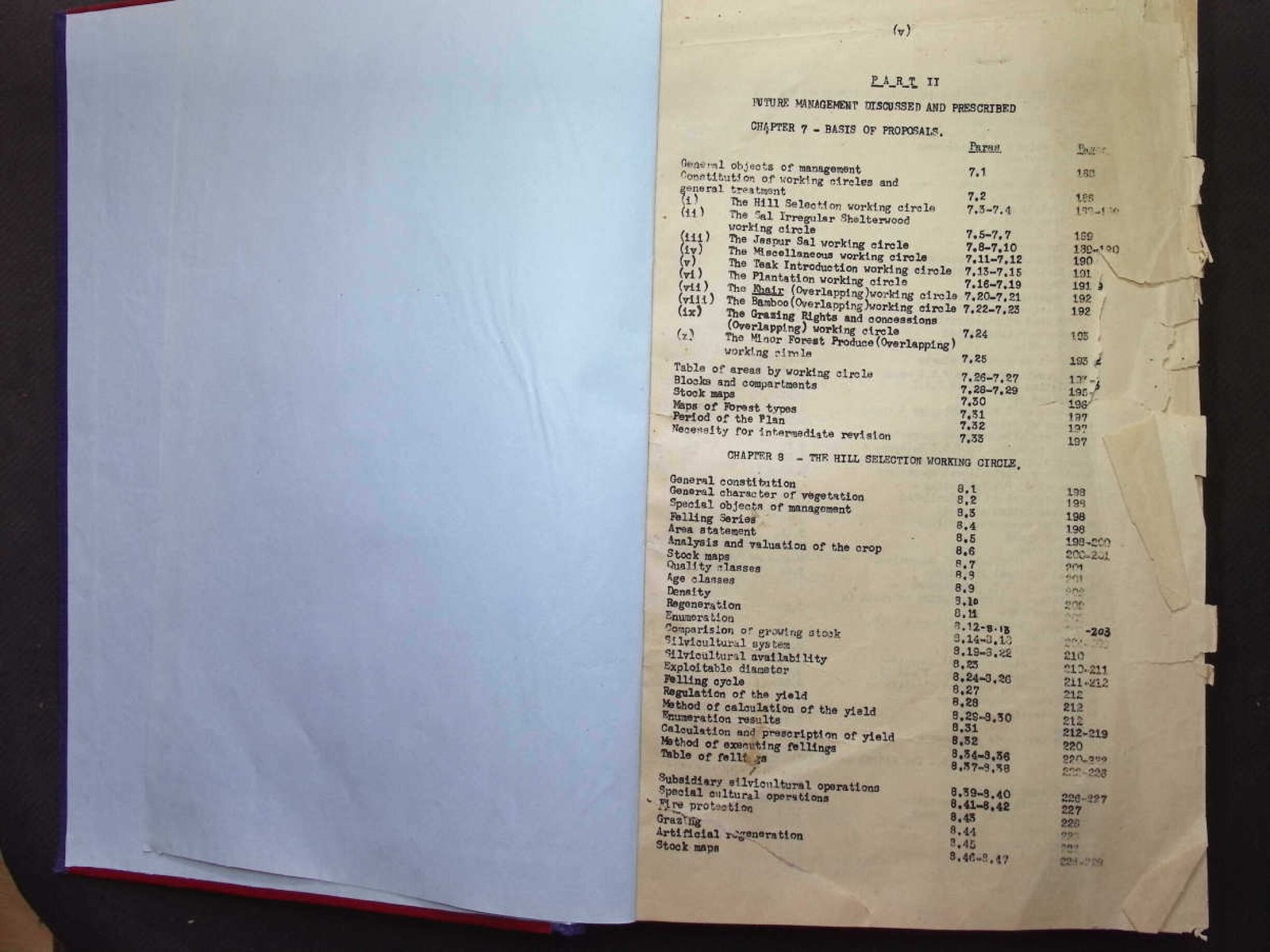 WORKING PLAN RAMNAGAR 1968-69,1977-78